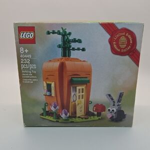 LEGO Orange and Green Building Set with Bunny